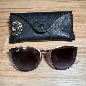 Ray-Ban Black and Silver Sunglasses